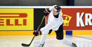 Latvijas hokeja izlases treniņš 07.05.2017.