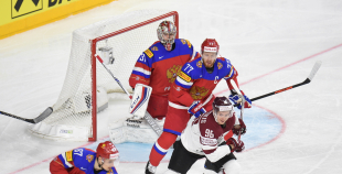 PČ: Latvija - Krievija 0:5 