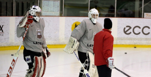 Latvijas U-20 izlases pirmais treniņš
