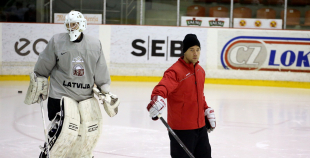Latvijas U-20 izlases pirmais treniņš