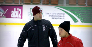 Latvijas U-20 izlases pirmais treniņš