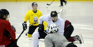 Latvijas U-20 izlases pirmais treniņš