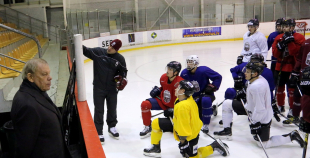 Latvijas U-20 izlases pirmais treniņš