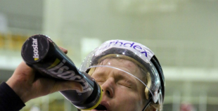 Latvijas izlases pirmais treniņš pirms pasaules čempionāta