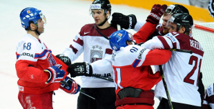 2015 PČ Latvija - Čehija 2:4