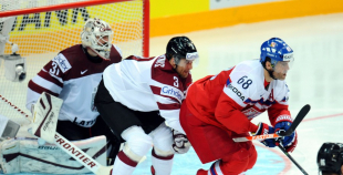 2015 PČ Latvija - Čehija 2:4