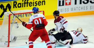 2015 PČ Latvija - Čehija 2:4