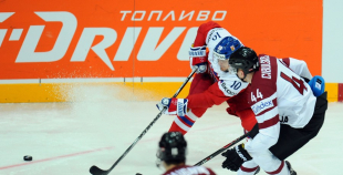 2015 PČ Latvija - Čehija 2:4