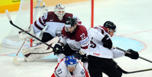 2015 PČ Latvija - Čehija 2:4