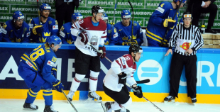 Latvija - Zviedrija 1:8