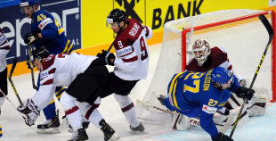 Latvija - Zviedrija 1:8