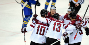 Latvija - Zviedrija 1:8