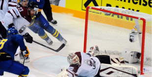 Latvija - Zviedrija 1:8