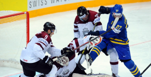 Latvija - Zviedrija 1:8