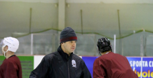 Latvijas izlases treniņš