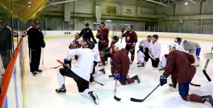 Latvijas izlases treniņš