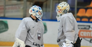 Latvijas valstsvienības pirmais treniņš Liepājā