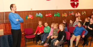 2015 Oskars Bārtulis un Georgijs Pujacs apmeklē Liepājas internātpamatskolu