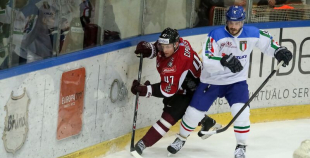 EIHC: Latvija - Itālija 2:1