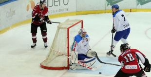 EIHC: Latvija - Itālija 2:1