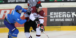 IIHF U20 PČ: Latvija - Kazahstāna 5:3