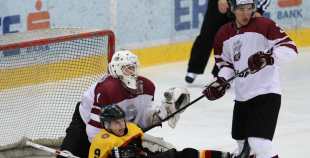 2015 IIHF U20 PČ: Latvija - Vācija 4:1