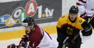 2015 IIHF U20 PČ: Latvija - Vācija 4:1