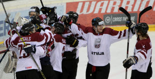 2015 IIHF U20 PČ: Latvija - Vācija 4:1