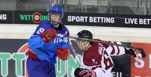 2015 IIHF U20 PČ: Latvija - Itālija 3:0