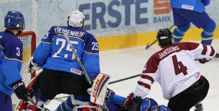 2015 IIHF U20 PČ: Latvija - Itālija 3:0