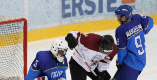 2015 IIHF U20 PČ: Latvija - Itālija 3:0