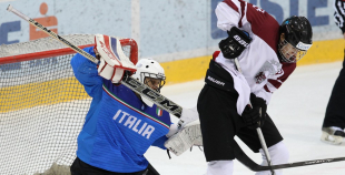 2015 IIHF U20 PČ: Latvija - Itālija 3:0