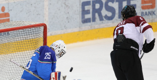2015 IIHF U20 PČ: Latvija - Itālija 3:0