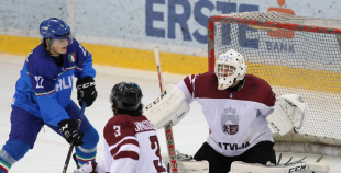 2015 IIHF U20 PČ: Latvija - Itālija 3:0