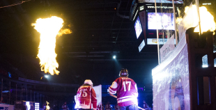 Latvijas un Krievijas hokeja leģendu spēle