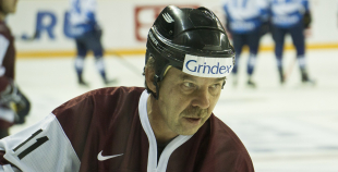 Latvijas un Krievijas hokeja leģendu spēle