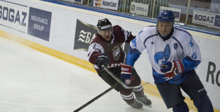 Latvijas un Krievijas hokeja leģendu spēle