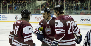 Latvijas un Krievijas hokeja leģendu spēle