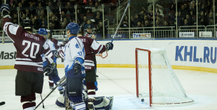 Latvijas un Krievijas hokeja leģendu spēle