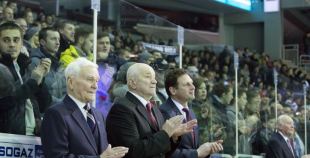 Latvijas hokeja veterāni atzīst Krievijas leģendu pārākumu