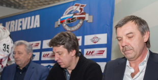 Latvijas hokeja veterāni atzīst Krievijas leģendu pārākumu