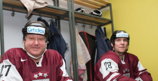 Latvijas hokeja veterāni atzīst Krievijas leģendu pārākumu