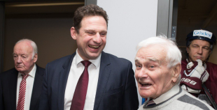 Latvijas hokeja veterāni atzīst Krievijas leģendu pārākumu