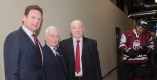 Latvijas hokeja veterāni atzīst Krievijas leģendu pārākumu