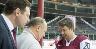 Latvijas hokeja veterāni atzīst Krievijas leģendu pārākumu