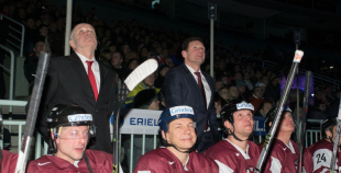 Latvijas hokeja veterāni atzīst Krievijas leģendu pārākumu