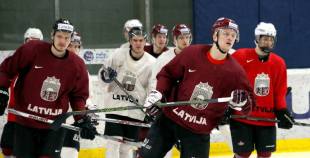 2016 Latvijas izlases pirmais treniņš