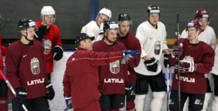 2016 Latvijas izlases pirmais treniņš