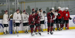 2016 Latvijas izlases pirmais treniņš