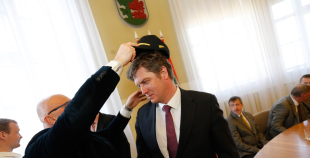 2016 Liepājas domē sveic "zelta" hokejistus